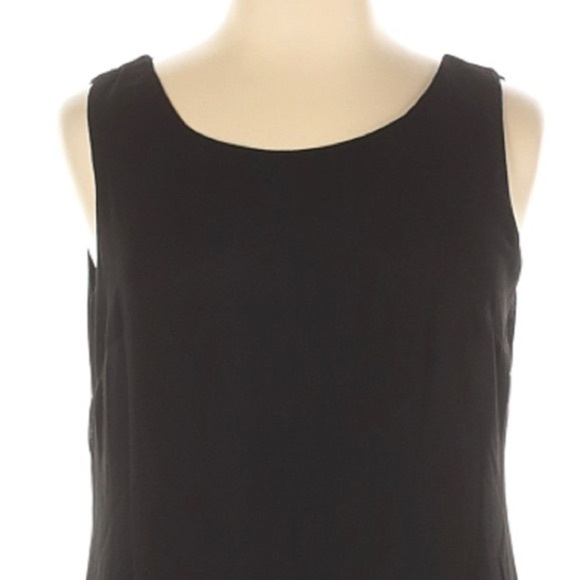 DN Design 16 black sleeveless flared bottom dress - Picture 3 of 14